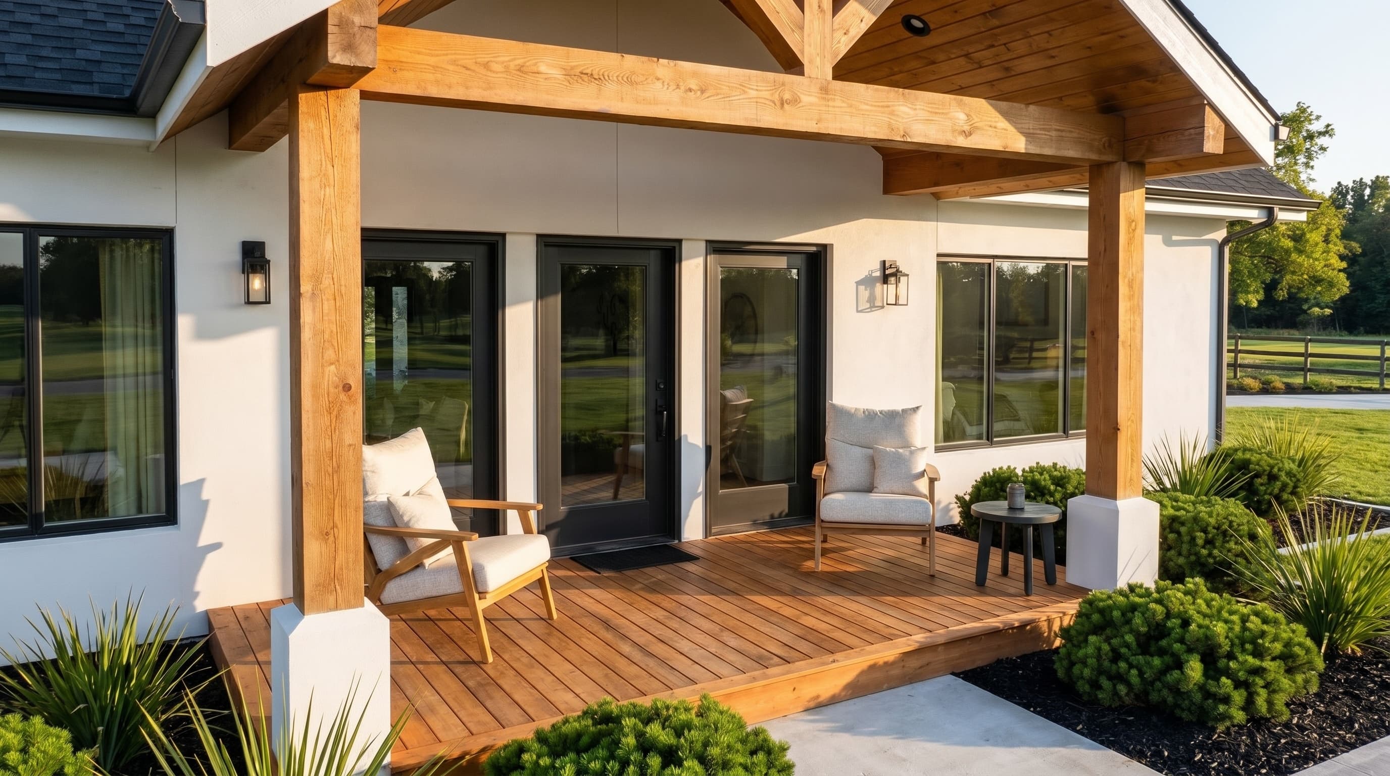 Covered deck render